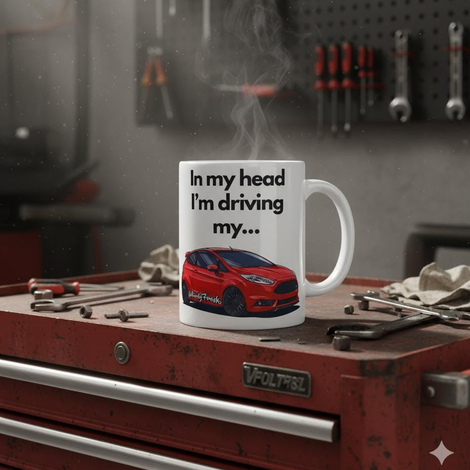 MK7 Fiesta Mug | Car Lover Gift | Coffee Cup