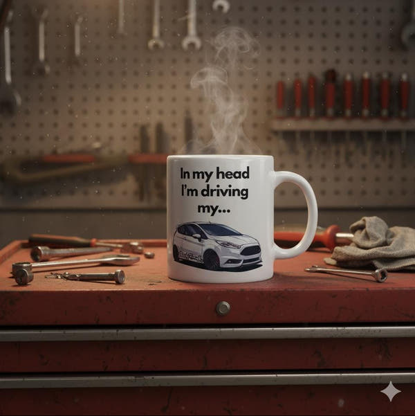 MK7 Fiesta Mug | Car Lover Gift | Coffee Cup
