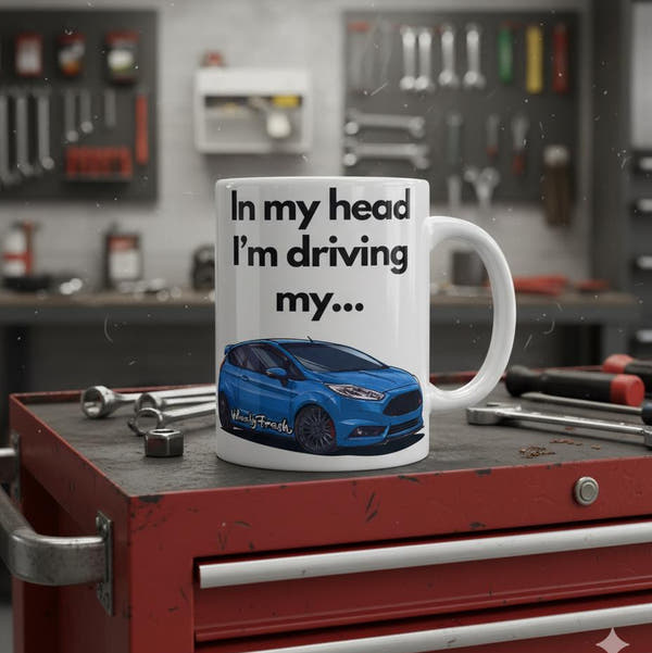 MK7 Fiesta Mug | Car Lover Gift | Coffee Cup