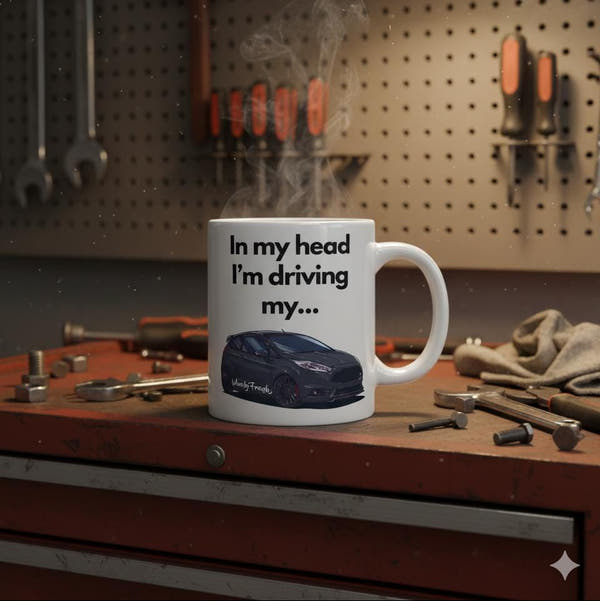 MK7 Fiesta Mug | Car Lover Gift | Coffee Cup
