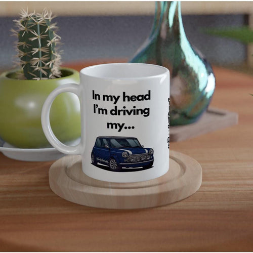Classic Mini Mug – Car Lover Gift – 11oz Ceramic Coffee Cup