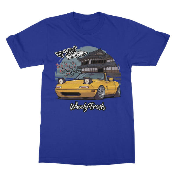 Miata Yellow Japanese Dojo T-Shirt