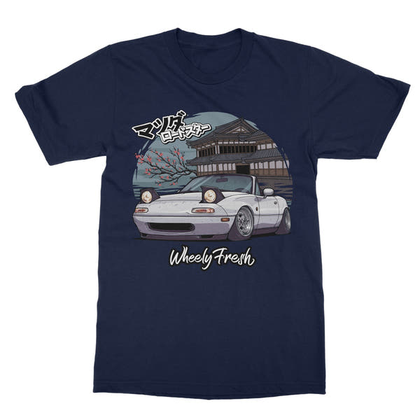 Miata White Japanese Dojo T-Shirt
