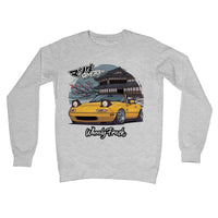 Miata Yellow Japanese Dojo Sweatshirt