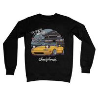 Miata Yellow Japanese Dojo Sweatshirt