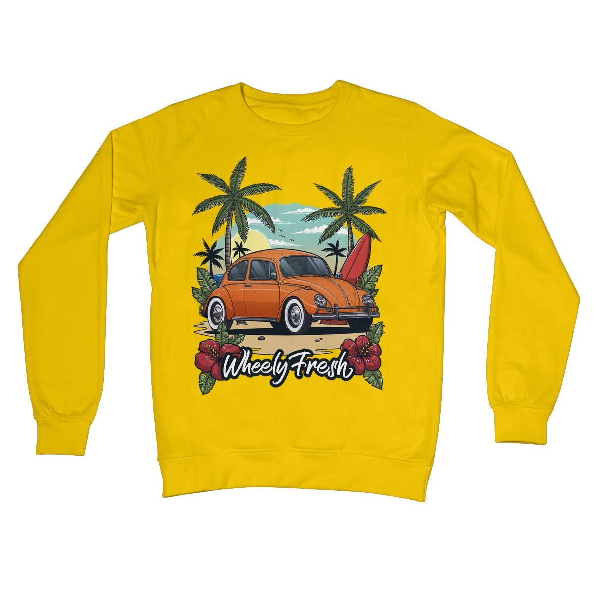 Volkswagen Orange Käfer Sweatshirt