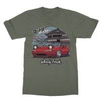 Miata Red Japanese Dojo T-Shirt