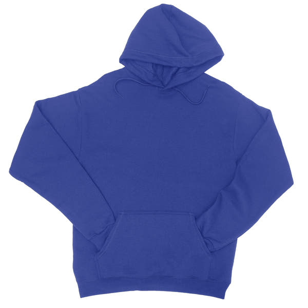 Miata Blauer Kapuzenpullover im Comic-Stil