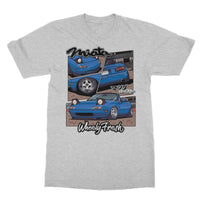 Miata Blue Comic Style T-Shirt