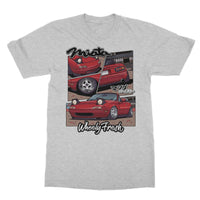 Miata Red Comic Style T-Shirt