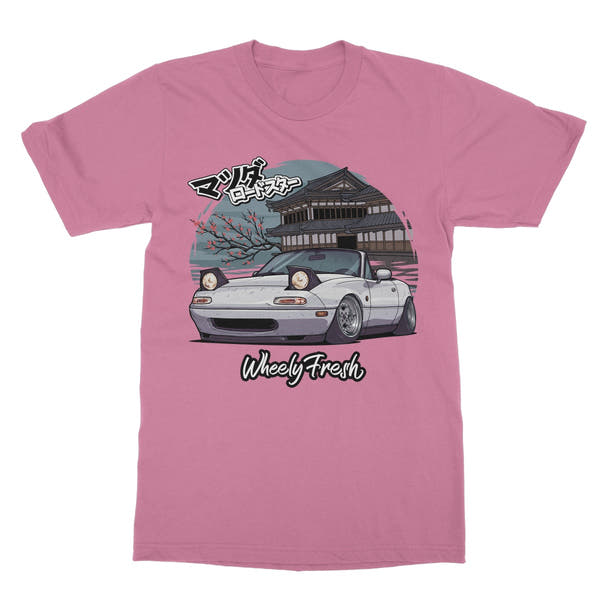 Miata White Japanese Dojo T-Shirt