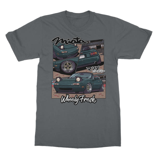 Miata Green Comic Style T-Shirt