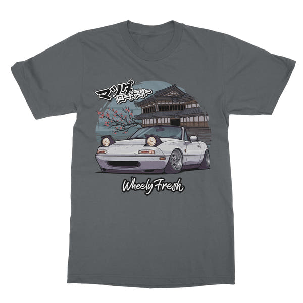 Miata White Japanese Dojo T-Shirt
