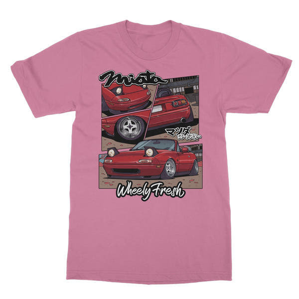 Miata Red Comic Style T-Shirt