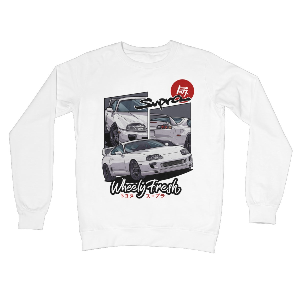 Toyota Supra Comic Style Sweatshirt