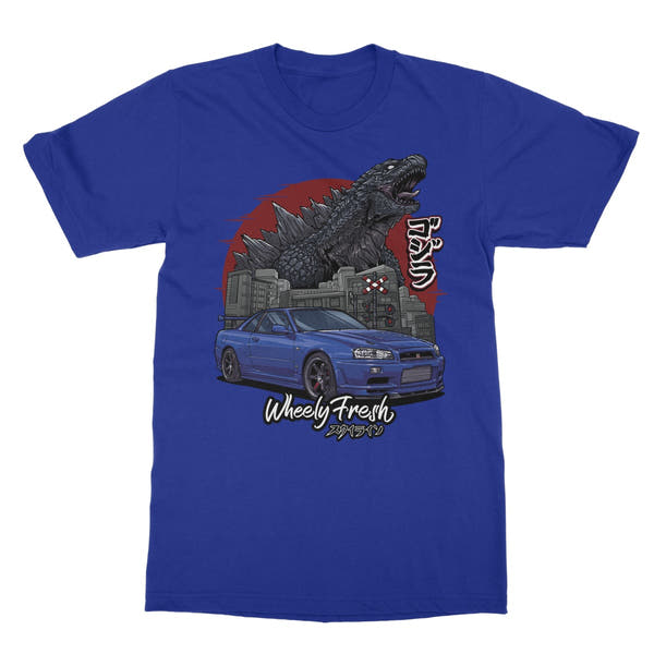 Nissan Skyline R34 GTR Godzilla T-Shirt