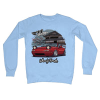 Miata Red Japanese Dojo Sweatshirt