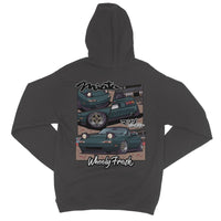 Miata Green Comic Style Hoodie