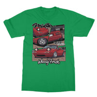 Miata Red Comic Style T-Shirt