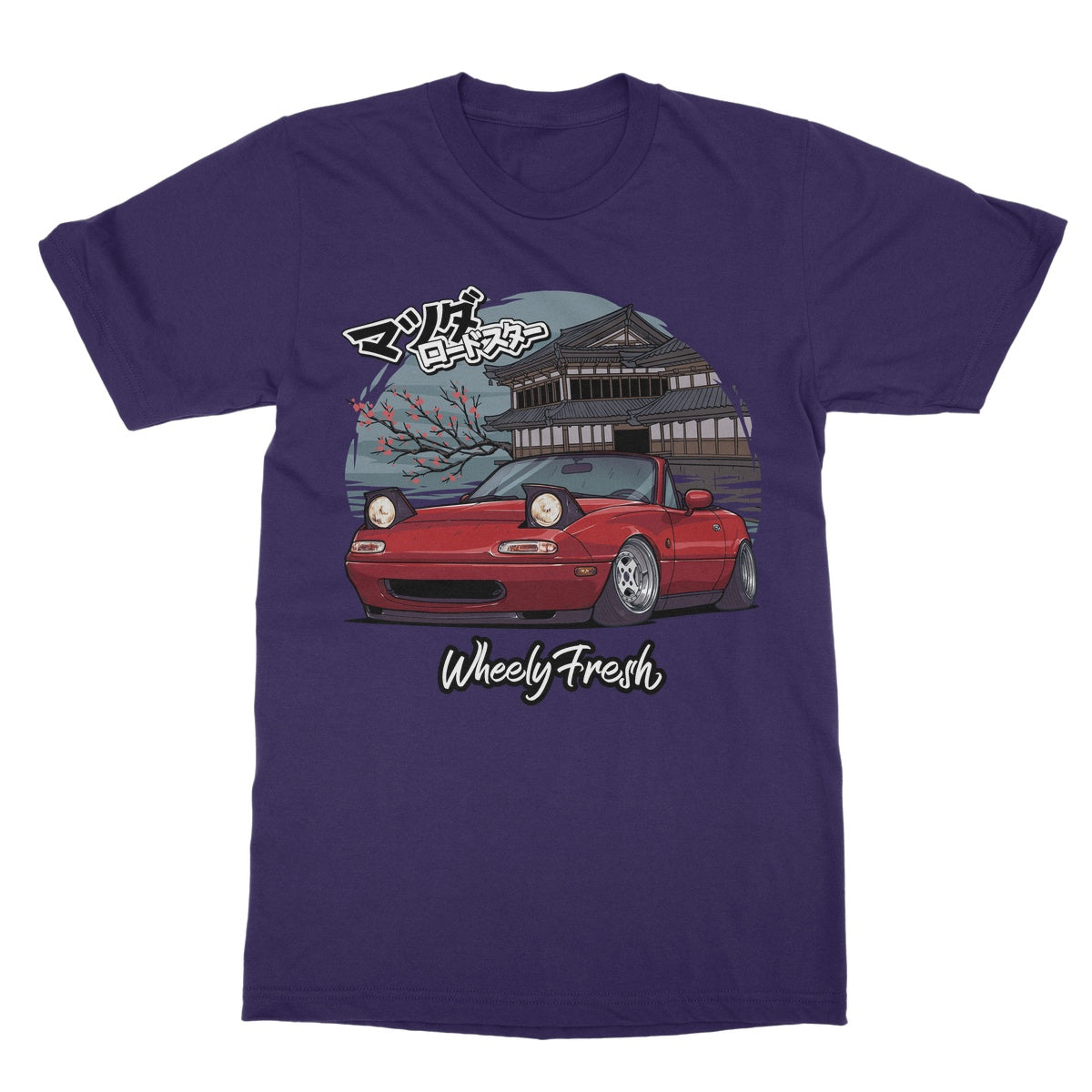 Miata Red Japanese Dojo T-Shirt