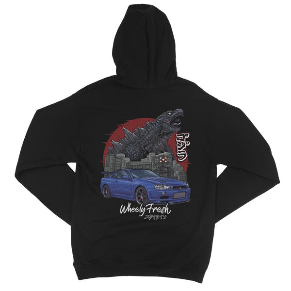 Nissan Skyline R34 GTR Godzilla Hoodie