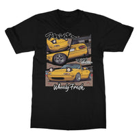 Miata Yellow Comic Style T-Shirt