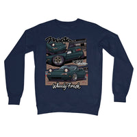 Miata Green Comic Style Sweatshirt