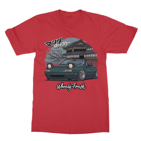 Miata Green Japanese Dojo T-Shirt