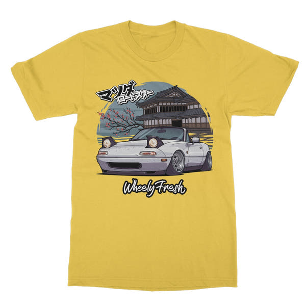 Miata White Japanese Dojo T-Shirt