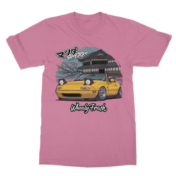 Miata Yellow Japanese Dojo T-Shirt