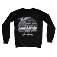 Miata White Japanese Dojo Sweatshirt