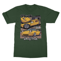 Miata Yellow Comic Style T-Shirt