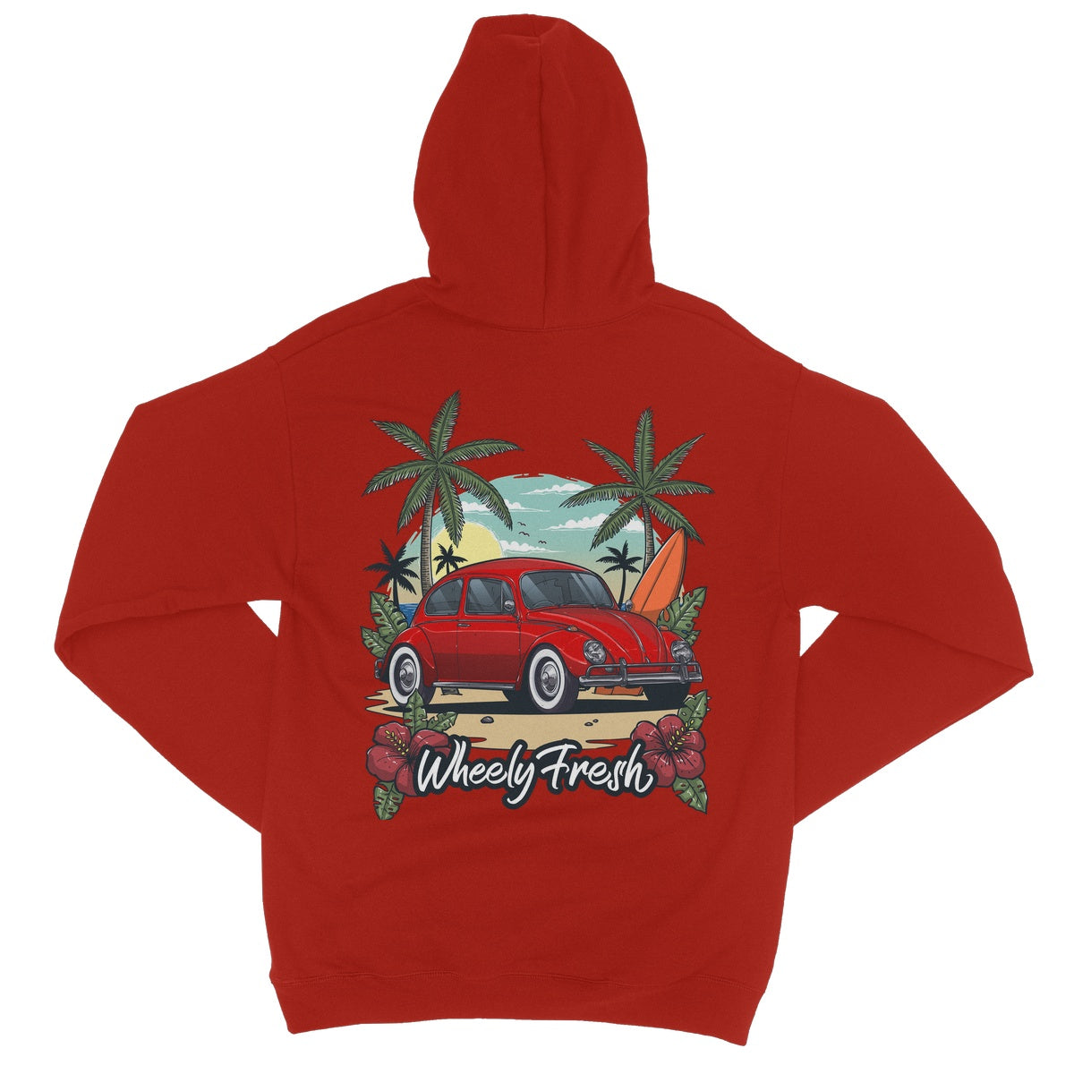 Volkswagen Red Beetle Hoodie