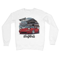 Miata Red Japanese Dojo Sweatshirt