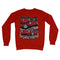 Miata Red Comic Style Sweatshirt