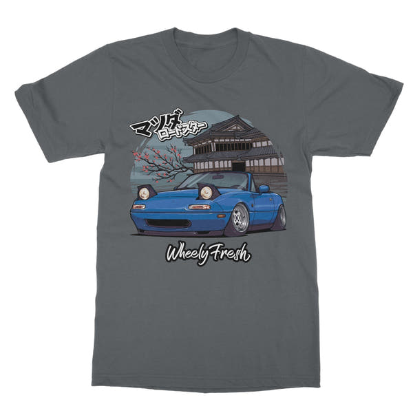 Miata Blue Japanese Dojo T-Shirt
