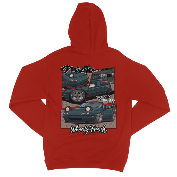 Miata Green Comic Style Hoodie