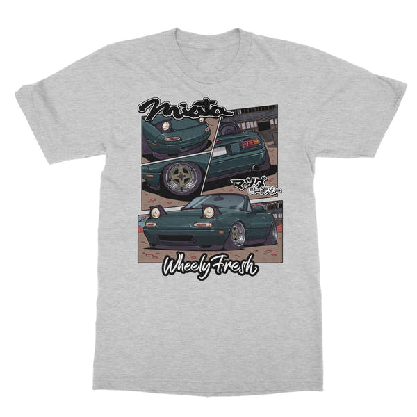 Miata Green Comic Style T-Shirt