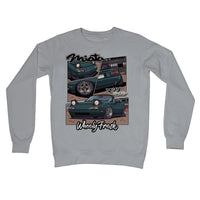 Miata Green Comic Style Sweatshirt