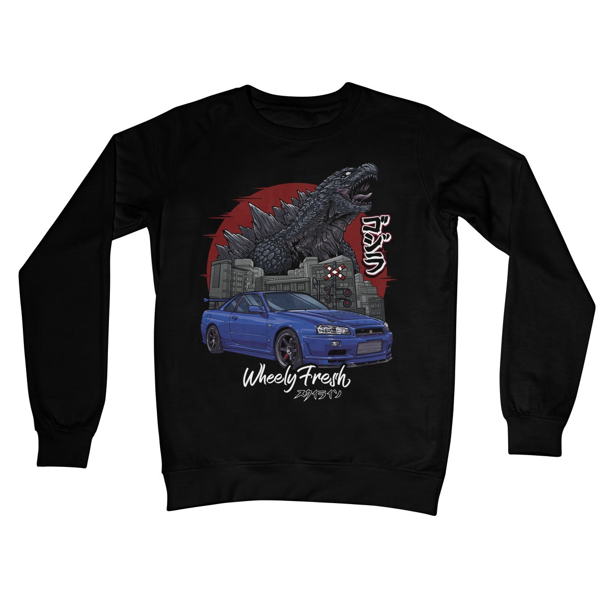 Nissan Skyline R34 GTR Godzilla Sweatshirt