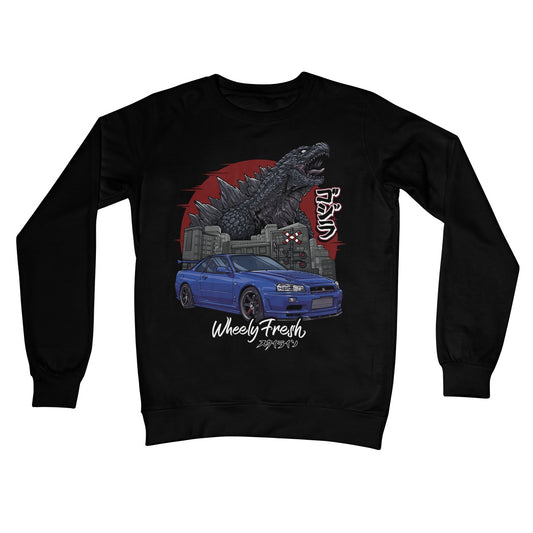 Nissan Skyline R34 GTR Godzilla Sweatshirt