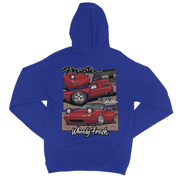 Miata Red Comic Style Hoodie
