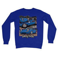 Miata Blue Comic Style Sweatshirt