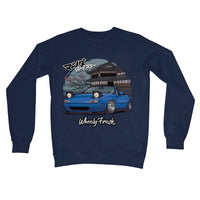 Miata Blue Japanese Dojo Sweatshirt