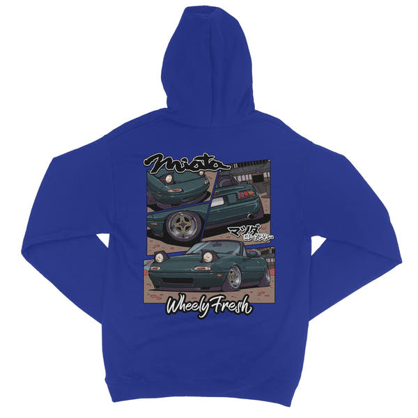 Miata Green Comic Style Hoodie