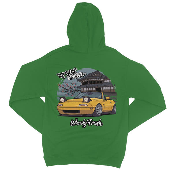 Miata Yellow Japanese Dojo Hoodie