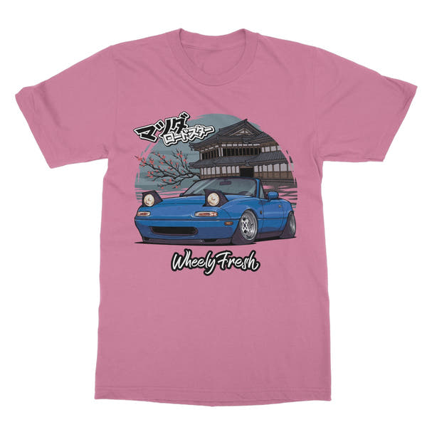 Miata Blue Japanese Dojo T-Shirt