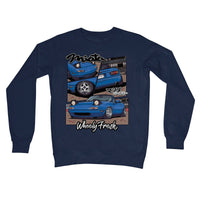 Miata Blue Comic Style Sweatshirt