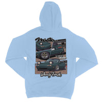Miata Green Comic Style Hoodie