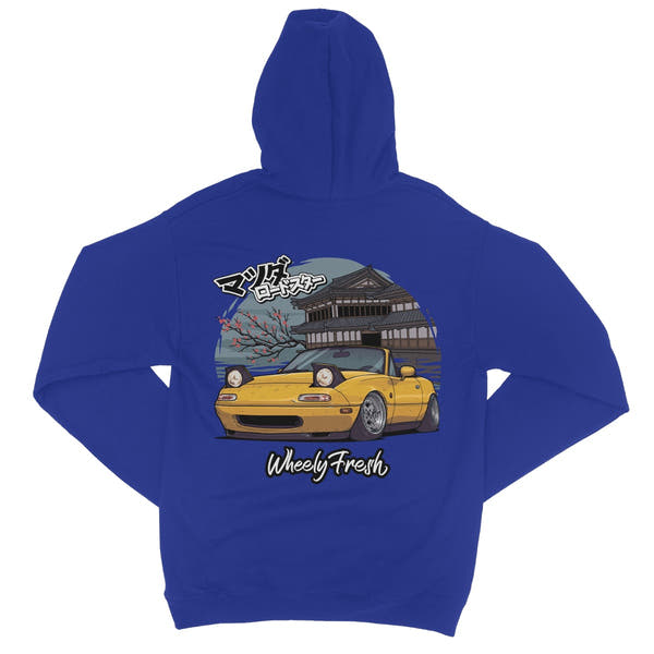 Miata Yellow Japanese Dojo Hoodie